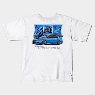 Mitsubishi Lancer Evolution evo 9, IX, JDM Car Kids T-Shirt